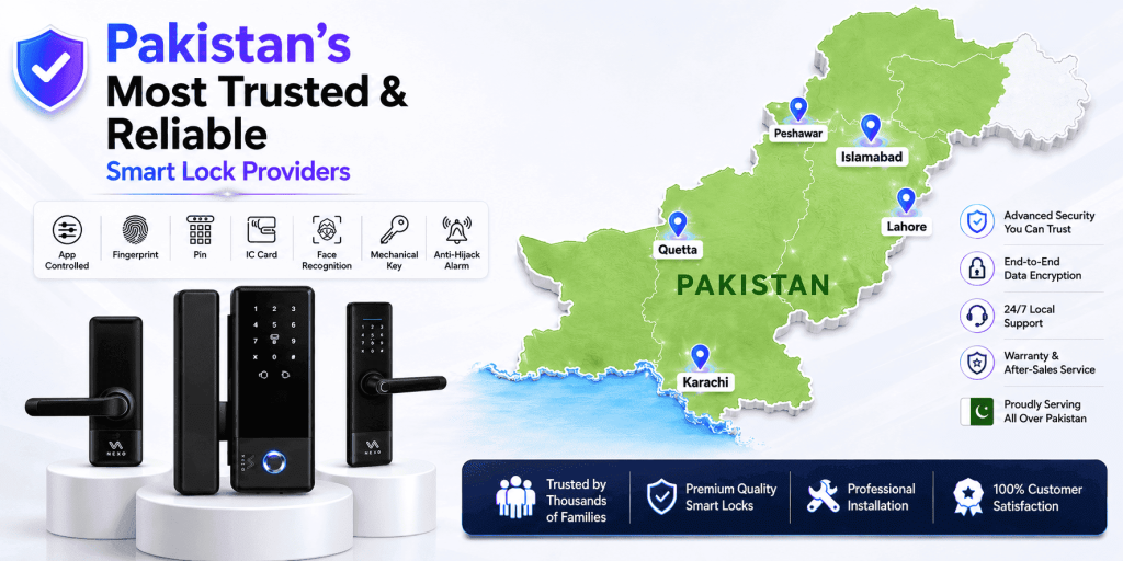 Pakistan's Best Smart Door Locks Provider