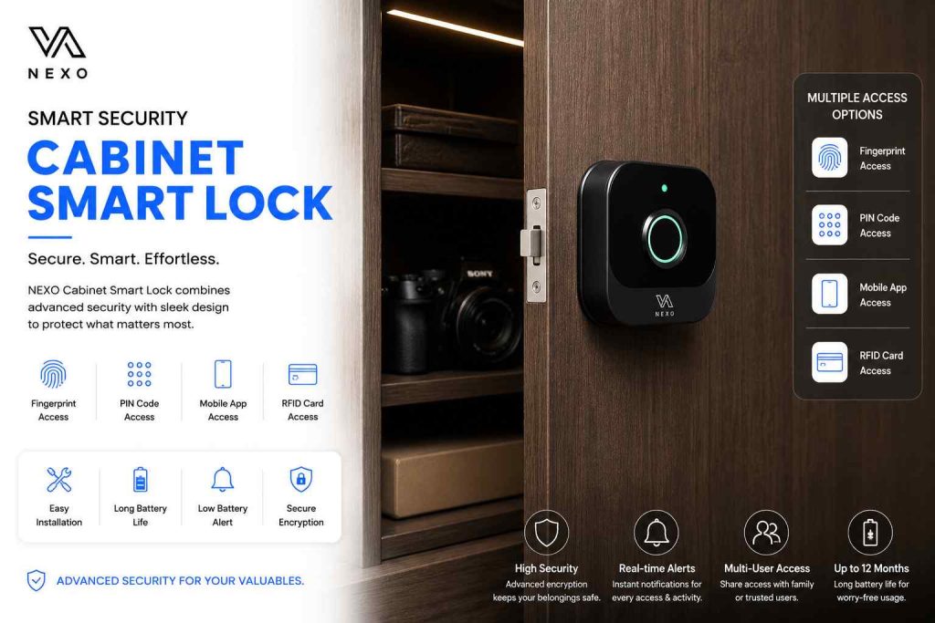Digital smart cabinet locks