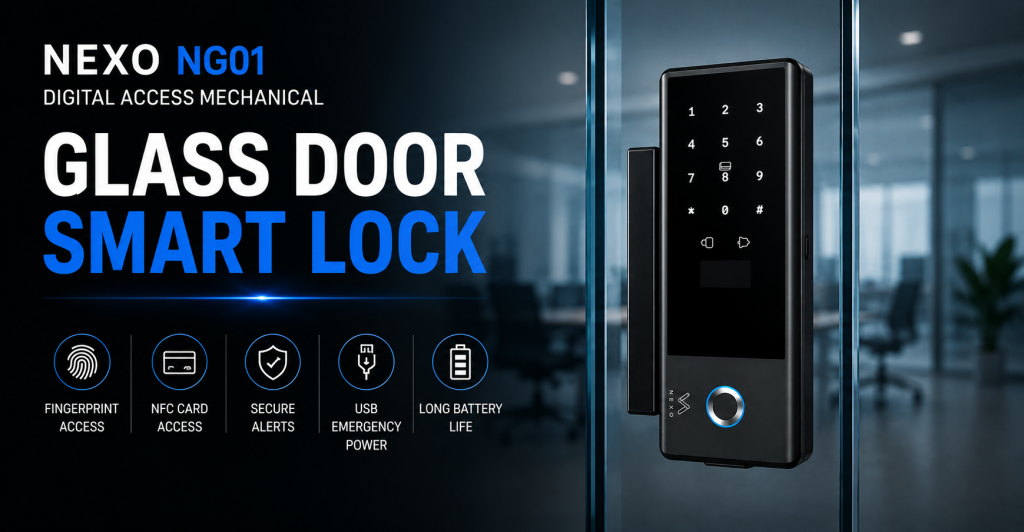 Glass Door Smart Lock